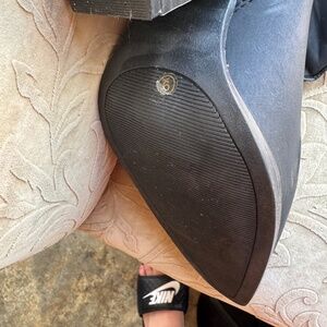 Black ankle boots